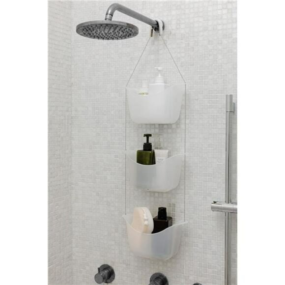 Hanging Shower Caddy Bathroom Organizer with Baskets for Shampoo and Accessories - Picture 2 of 8
